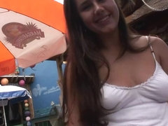 SpringBreakLife Video: Brunette Flashes In Bar Then Pees