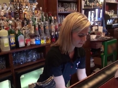 A barmaid teaches you how to fuck her kind