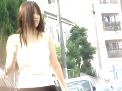 What an Asian cutie is involved in this sharking Japan video