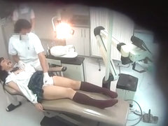 Juicy Japanese AV model is screwed by a horny dentist
