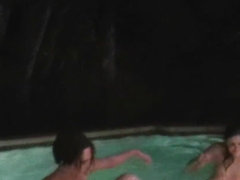 real hot tub party gets out of hand with girls