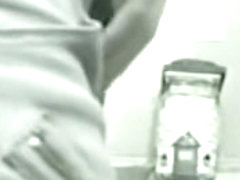Toilet spy cam video of sweet teen pissing on bowl