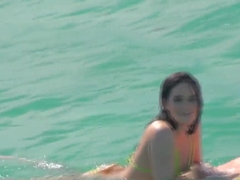 Sexy mermaid Jenna J Ross picked up in the sea!