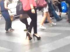 High heels in Paris 06  endless black heels