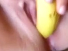Saw the banana decided to have some cums for camera , hope u like