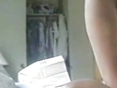 Hidden cam on milf. Fingering in the morning