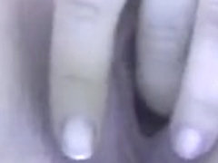 Tanning room spycam - finger deep inside