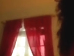Hot Arab wife in the bedroom flashing big bumpers and a-hole