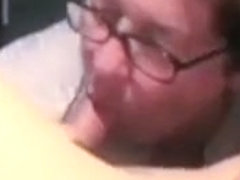 My wife sucking my cock while wearing her glasses. What do you think?