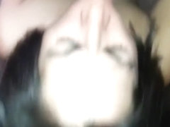 Spanish girl didn't like cum on her face