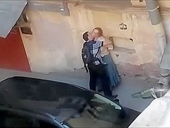 Making out on the street