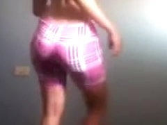Fabulous twerking livecam non-professional movie scene