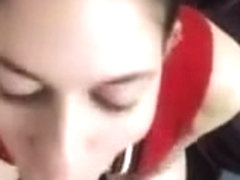 Receiving facial while talking on the phone
