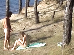 Mind Blowing sexy naked pair fucking on the desolate river bank