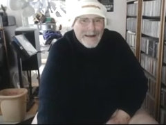 Grandpa cum on webcam 5