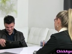 European casting officesex with classy agent