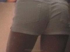 Voyeur ass in sexy panties