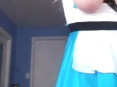 Huge tits Alice in Wonderland webcam babe