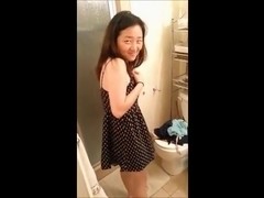 Malaysia chinese girl showering