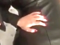 Cum on Leather Ass Compilation
