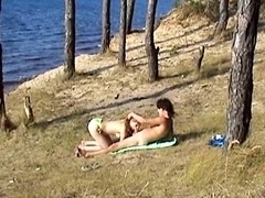 Couple in sex outdoor