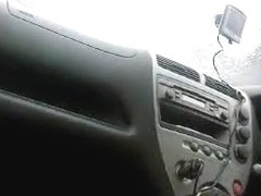 Homo fellatio in car