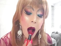 sissy niclo pornstar shemale makeup