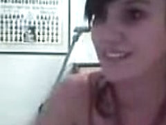 Laura teasing on a webcam 2