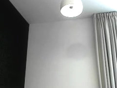 Sexy black lingerie in webcam