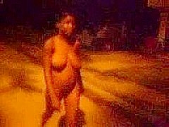Nude walk around the hood