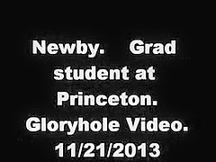 fresh visitor. Princeton grad-student. Gloryhole movie scene.
