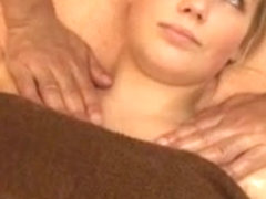 AMWF BEAUTIFUL BLONDE GETS SPECIAL MASSAGE FROM ASIAN MAN